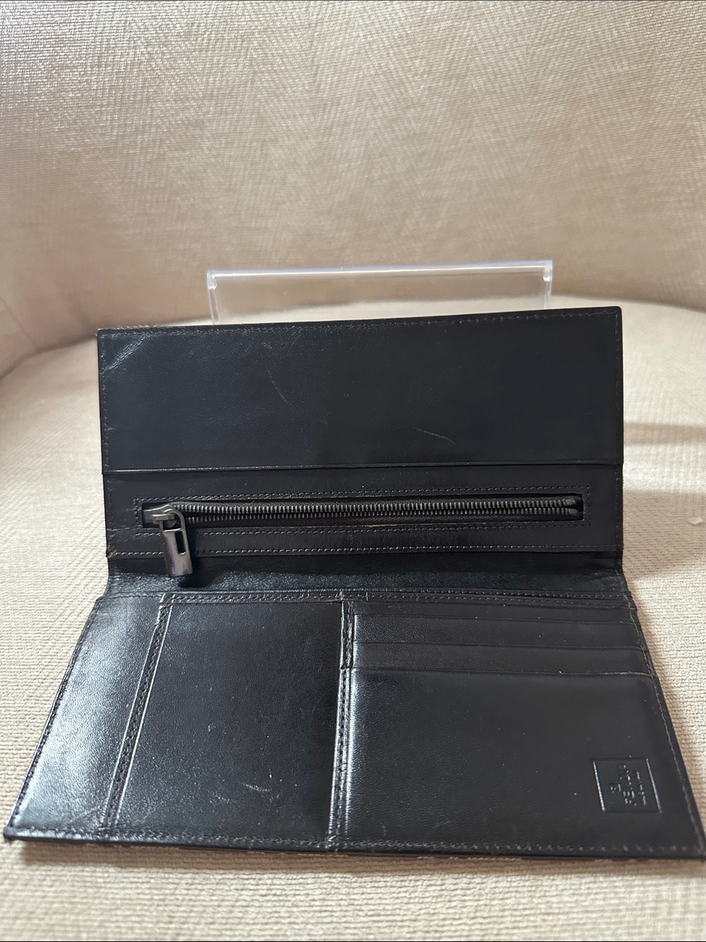 Fendi Brown Tan FF Logo Long Bifold Zucch Wallet - Picture 4 of 16